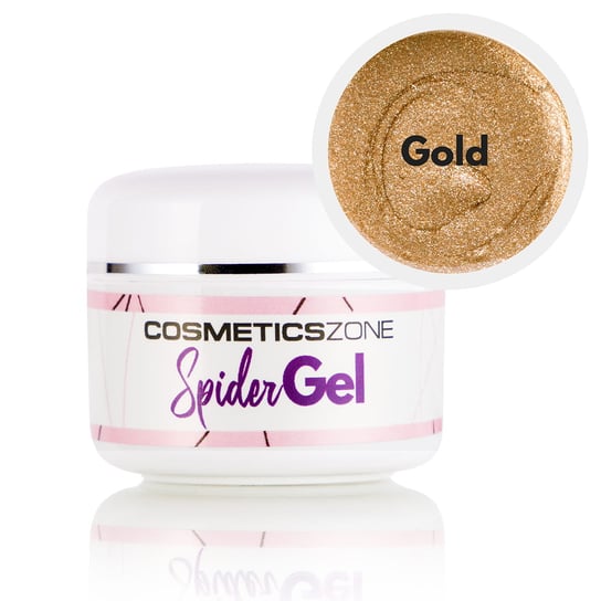 Cosmetics Zone Spider Gel Gold - 5ml Cosmetics Zone