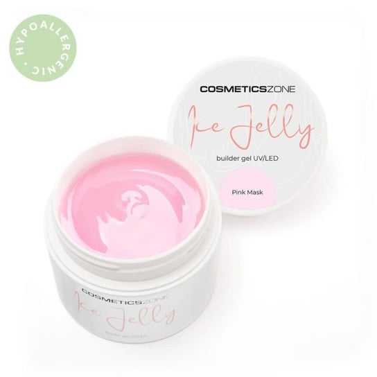 Cosmetics Zone Żel do przedłużania paznokci UV LED galaretka ICE JELLY mlecznoróżowy - Pink Mask 100ml Cosmetics Zone