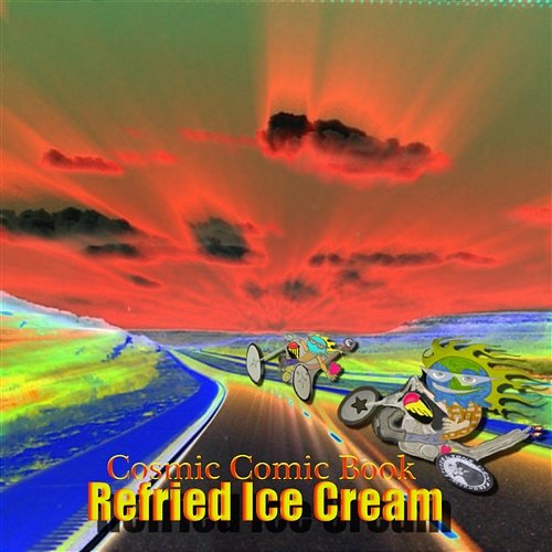 Cosmic Comic Book Refried Ice Cream