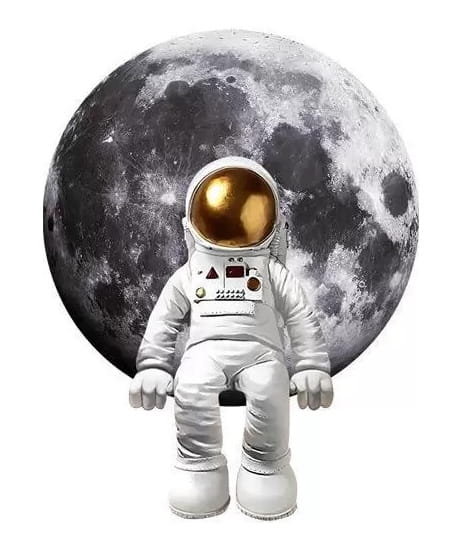 Cosmo 2 - olbrzymi kinkiet nowoczesny astronauta LED  100 cm Iluminar