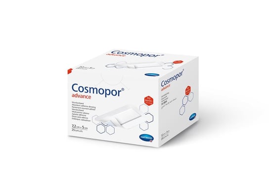 Cosmopor Advance, opatrunek jałowy, 7,2cmx5cm, 25 sztuk Hartmann