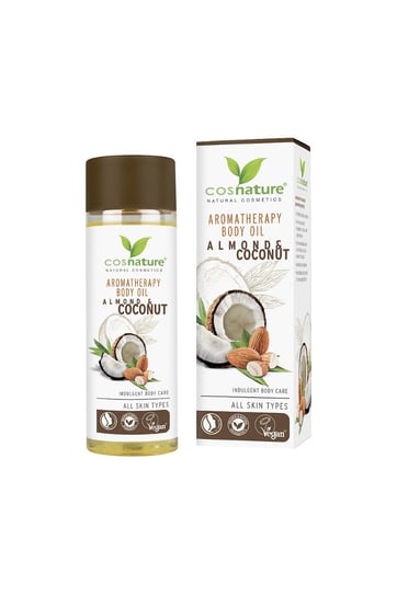 Cosnature, naturalny, aromatyczny migdałowo-kokosowy olejek do pielęgnacji ciała, 100 ml Yovee