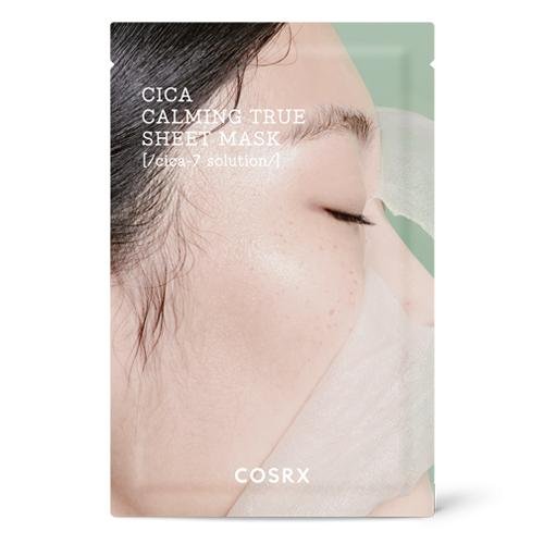 COSRX Pure Fit Cica Calming True Sheet Mask - kojąca maska w płachcie z wąkrotą azjatycką 21ml CosRx
