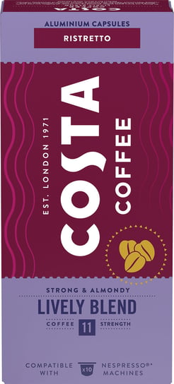 Costa Coffee, kawa w kapsułkach The Lively Blend, 10 kapsułek Costa Coffee