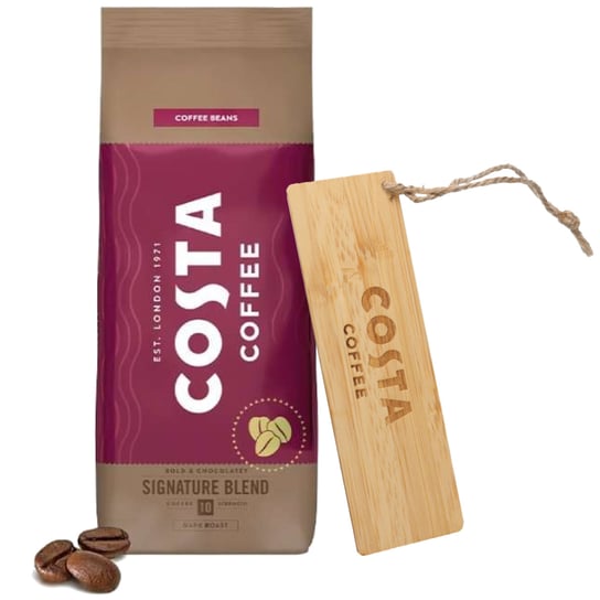 Costa Coffee, Kawa ziarnista, Signature Blend Dark Roast, 1kg + zakładka do książki Costa Coffee