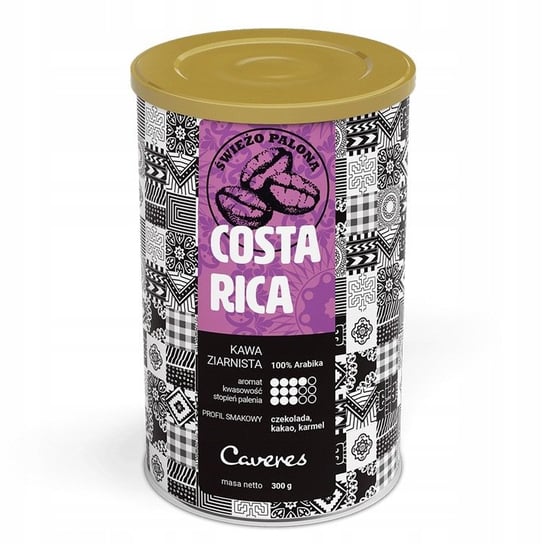 Costa Rica - Kawa Ziarnista 300G Puszka CAVERES