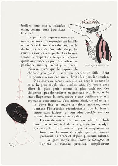 Costumes Parisiens, George Barbier - plakat 40x50 cm Galeria Plakatu