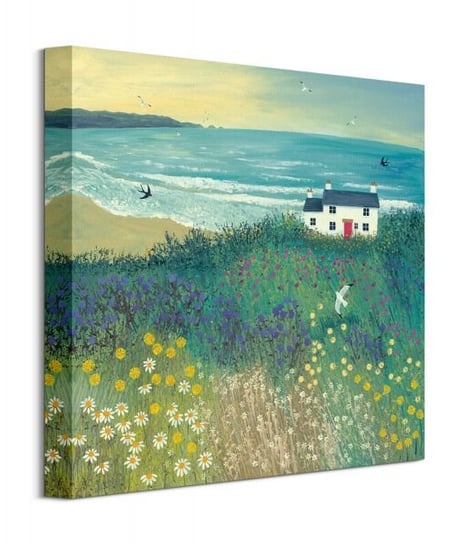Cottage by Ocean Meadow - obraz na płótnie Pyramid International