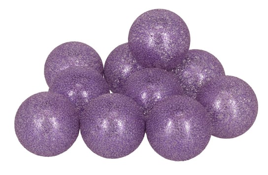 Cotton balls, kule świecące 10 LED, fioletowe Inna marka