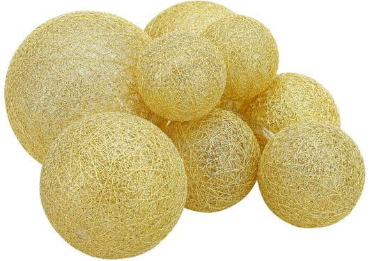 Cotton balls kule świecące 8 LED, różnej wielkości Inna marka