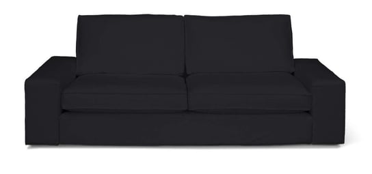 Cotton Panama, Pokrowiec na sofę Kivik 3 - osobową, rozkładaną, czarny Dekoria