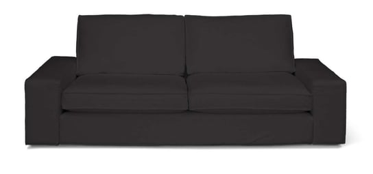 Cotton Panama, Pokrowiec na sofę Kivik 3 - osobową, rozkładaną, grafitowy Dekoria