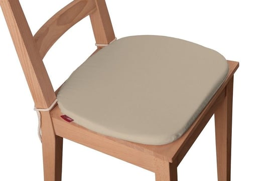 Cotton Panama Siedzisko Bartek na krzesło, Caffe Latte (beżowy), 40x37x2,5 cm Dekoria