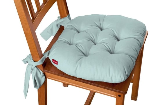 Cotton Panama Siedzisko Marcin na krzesło, pastelowy błękit, 40x37x8 cm Dekoria