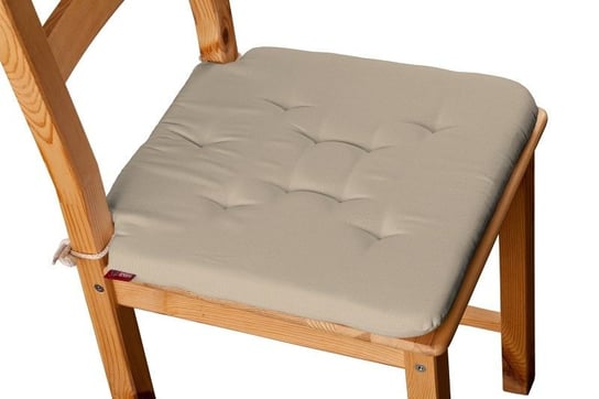 Cotton Panama Siedzisko Olek na krzesło, Caffe Latte (beżowy), 42x41x3,5 cm Dekoria