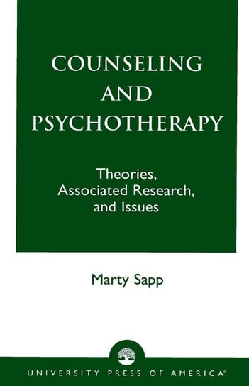 Counseling and Psychotherapy Sapp Marty