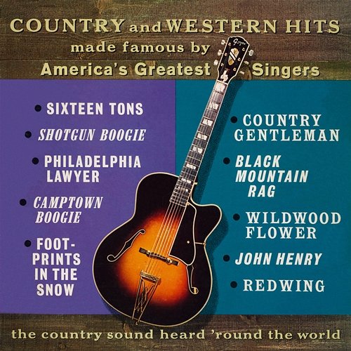 Country and Western Hits Made Famous by America's Greatest Singers Jerry Shook & Red Sovine