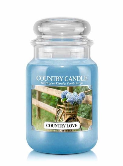 Country Candle, Country Love, świeca zapachowa, duży słoik, 2 knoty Country Candle