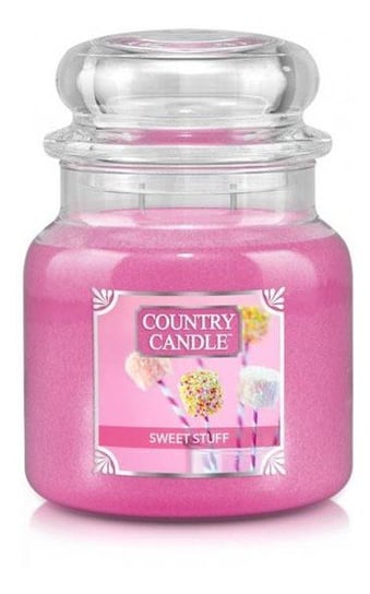 Country Candle Średnia Świeca Zapachowa Z Dwoma Knotami Sweet Stuff 453G Country Candle