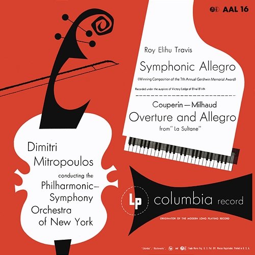 Couperin & Milhaud: Overture and Allegro from "La Sultane" - Travis: Symphonic Allegro Dimitri Mitropoulos