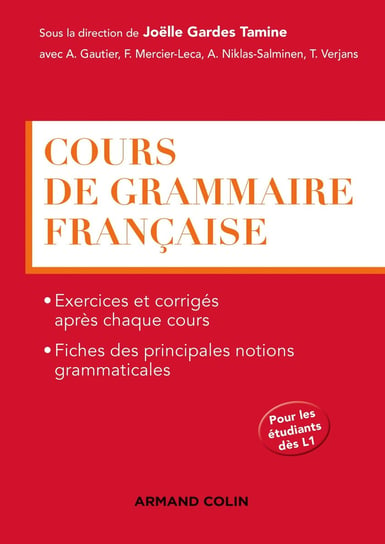 Cours de grammaire francaise. Podręcznik do gramatyki języka francuskiego + klucz Opracowanie zbiorowe