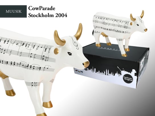 CowParade, figurka-krówka MUU-SIK, średnia/ceramika Inna marka