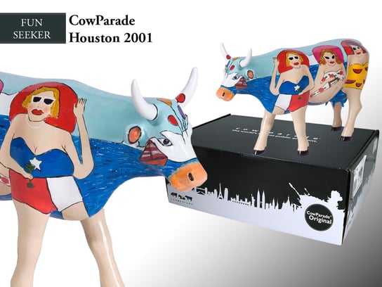 CowParade Houston 2001, Lait Triporteur, autor: Janice Joplin Hanipol