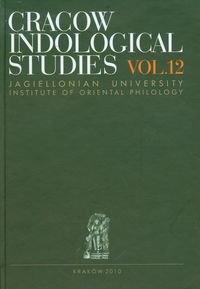 Cracow Indological Studies vol.12 Marlewicz Halina