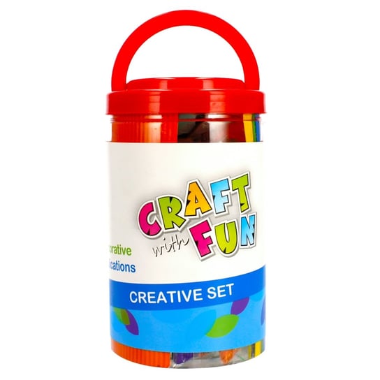 Craft with Fun, Zestaw kreatywny mix 478660, 500 szt. Craft With Fun