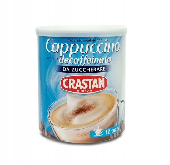 Crastan Cappuccino Decaffeinato Kawa rozpuszczalna bezkofeinowa Bez cukru Inna marka