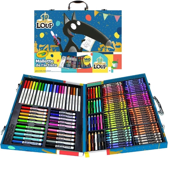Crayola Artystyczny zestaw kredek i pisaków w walizce 140 el Crayola