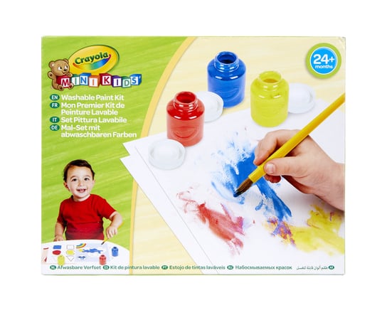 Crayola BABY Zmywalne farby zestaw do nauki malowania Crayola