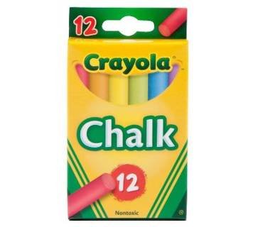 CRAYOLA CHALK Kreda szkolna tablicowa 12 szt Crayola
