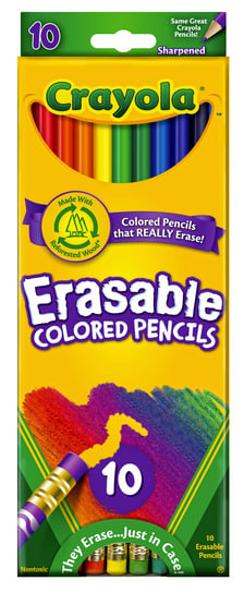 Crayola Core, kredki ołówkowe ścieralne Crayola