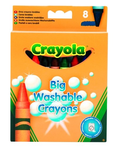 Crayola Core, kredki świecowe zmywalne, 8 szt. Crayola