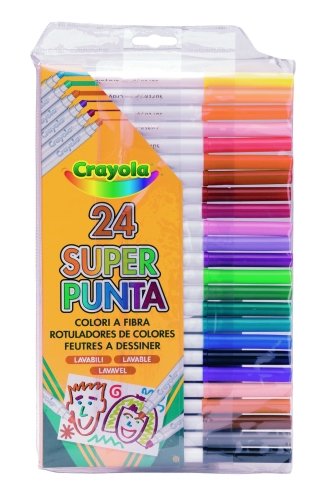 Crayola Core, zestaw flamastrów, 24 szt. Crayola