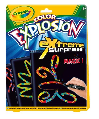 Crayola Core, zestaw kreatywny Eksplozja koloru Czarna Crayola