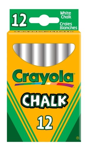 Crayola, kreda biała niepyląca, 12 sztuk Crayola