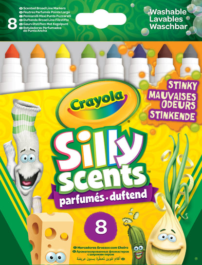 Crayola, markery o brzydkich zapachach, Silly Scents, 8 sztuk Crayola