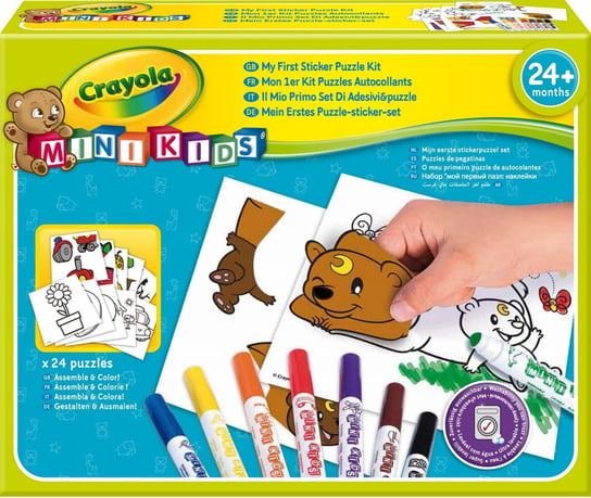 Crayola: Mini Kids - Mój Pierwszy Zestaw Puzzle I Naklejki Crayola