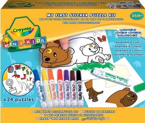 Crayola, puzzle i naklejki Mój pierwszy zestaw Crayola