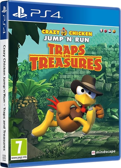 Crazy Chicken Jump'n'Run - Traps and Treasures, PS4 Mindscape