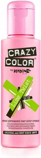 Crazy Color, Farba do włosów półtrwała, Lime Twist, 100ml Crazy Color