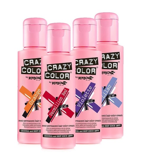 Crazy Color, Toner do włosów Black, 100 ml Crazy Color
