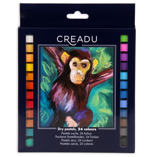 Creadu, Pastele suche, 24 kolory Creadu