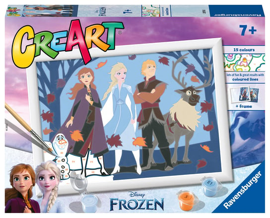 CreArt dla dzieci, malowanie po numerach, Frozen Najlepsi Przyjaciele CreArt