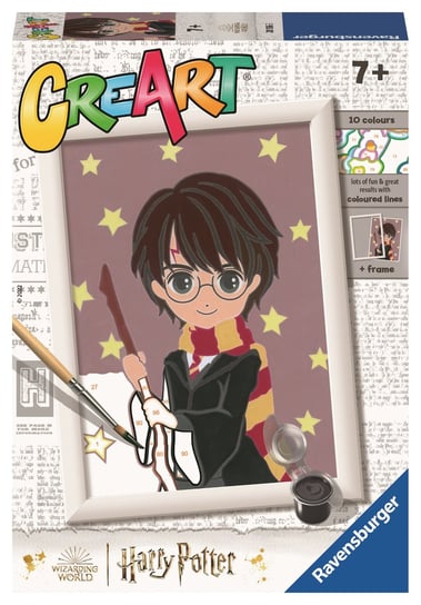 CreArt dla dzieci Malowanie po numerach Harry Potter, Harry CreArt