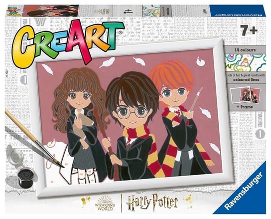 Creart dla dzieci Malowanie Po Numerach Harry Potter - Magiczna Trójca CreArt
