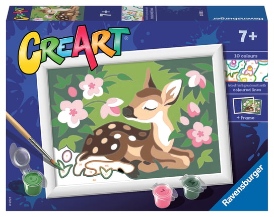 CreArt dla dzieci Malowanie po numerach Mała sarenka CreArt