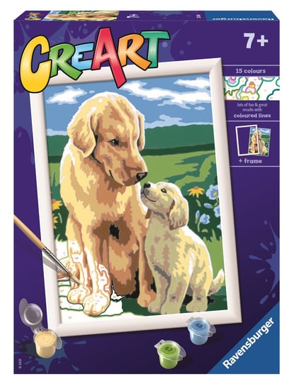 Creart Dla Dzieci Malowanie po numerach Pieski CreArt